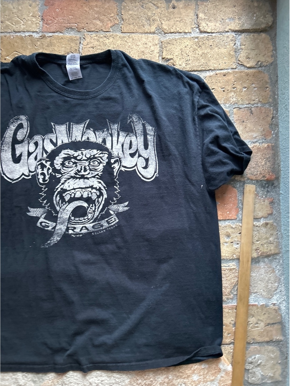 Gildan Ultra Cotton Capn Monkey Garage Graphic T-Shirt 4XL Black